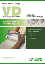 Bellenberger VD Planziegel-Bausystem - Die neue Verarbeitung mit Dünnbettmörtel
