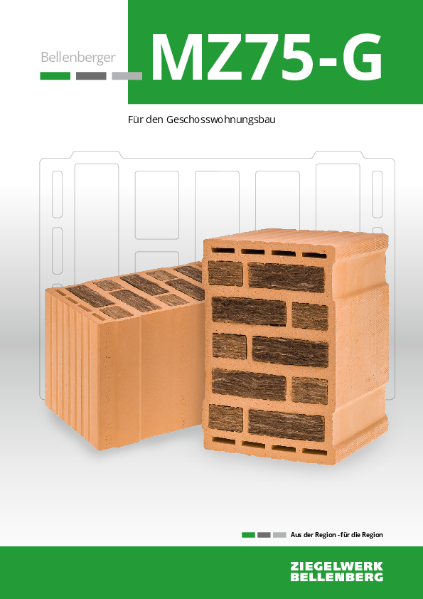 Ziegel mit gebrannter Ton mit integrierter Dämmung